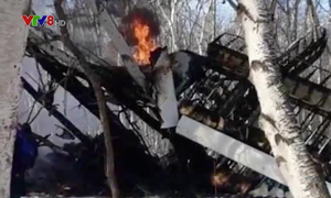 Máy bay vận tải An-2 Nga lao xuống đất, 2 phi công thiệt mạng