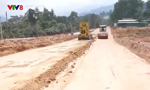 Hà Tĩnh: Dự án cải tạo quốc lộ 8A chậm tiến độ