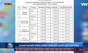 Doanh nghiệp đồng hành cùng Giải Quần vợt phong trào toàn quốc Cup VTV8