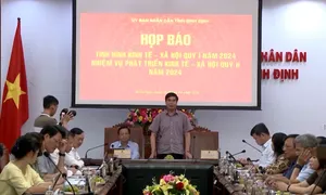 Bình Định: Họp báo tình hình kinh tế - xã hội quý I