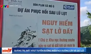 Quảng Trị: Mất an toàn giao thông tuyến đường miền núi xuống cấp và sạt lở