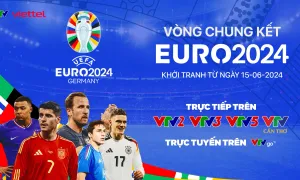 Lịch thi đấu và trực tiếp VCK Euro 2024 trên VTV
