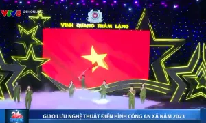 Giao lưu nghệ thuật điển hình công an xã năm 2023