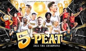 Saigon Heat lần thứ 5 liên tiếp giành chức vô địch VBA