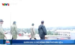 Quân khu 5 chủ động ứng phó bão số 6