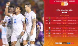 Vòng 9 V.League 1-2024/25 | Rượt đuổi trong cơn mưa bàn thắng