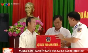 Vùng 2 cảnh sát biển làm việc tại tỉnh Bình Định