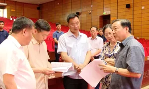Sẵn sàng Lễ công bố các Nghị quyết, Quyết định của Trung ương và của tỉnh về việc sáp nhập đơn vị hành chính