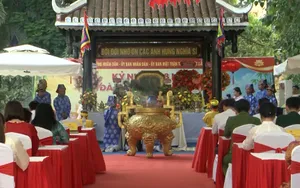 Tế vong linh các anh hùng nghĩa sĩ trận đầu kháng Pháp: Tri ân quá khứ, vững bước tương lai