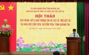 Hội thảo xác minh, kết luận thông tin mộ liệt sĩ tập thể tại Cồn Tiên, Quảng Trị