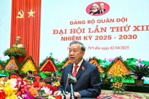 Phát biểu của Tổng Bí thư Tô Lâm tại Đại hội đại biểu Đảng bộ Quân đội lần thứ XII