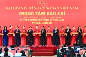 Khai trương Trung tâm Báo chí Đại hội XIV của Đảng