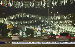 Con đường ánh sáng dịp lễ ở Abu Dhabi