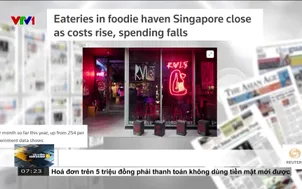 Doanh nghiệp nhà hàng Singapore vất vả duy trì hoạt động