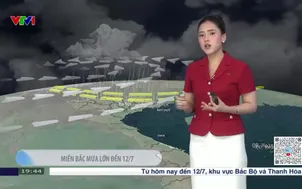 Bản tin thời tiết 19h45 - 10/7/2025