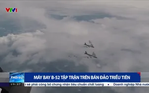 Máy bay B-52 tập trận trên bán đảo Triều Tiên