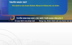 Tuyển sinh Đại học: Các mốc thời gian lưu ý 