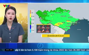 Bản tin thời tiết 5h30 - 18/7/2025