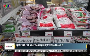 Lạm phát của Nhật Bản hạ nhiệt trong tháng 6