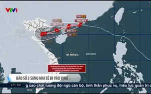 Bão số 3 sáng mai sẽ đi vào Vịnh Bắc Bộ
