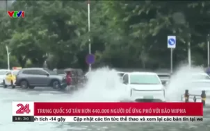 Trung Quốc sơ tán hơn 440.000 người để ứng phó với bão Wipha