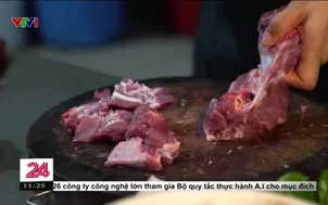 Thịt lợn tiêu thụ kém hơn tại chợ truyền thống