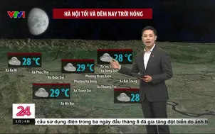 Bản tin thời tiết 18h45 - 04/8/2025