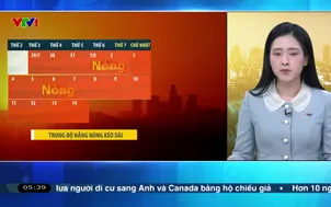 Bản tin thời tiết 5h30 - 05/8/2025