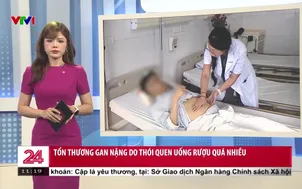 Tổn thương gan nặng do thói quen uống rượu quá nhiều