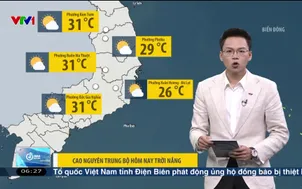 Bản tin thời tiết 6h30 - 06/8/2025