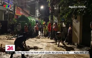 Hà Nội xử lý sự cố phun trào bùn nhão trong đêm