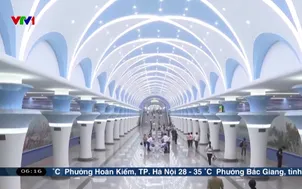 Diện mạo mới của ga tàu điện ngầm tại Bình Nhưỡng