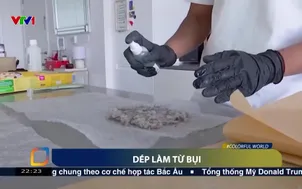 Dép làm từ bụi