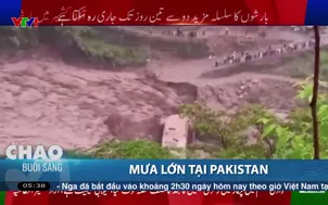 Mưa lớn tại Pakistan