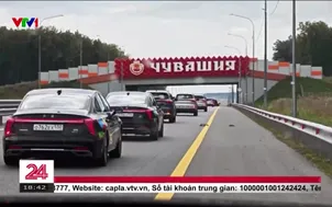 Hành trình ô tô BRICS trên đường cao tốc tại Nga