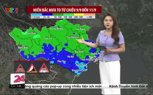 Bản tin thời tiết 11h30 - 07/9/2025