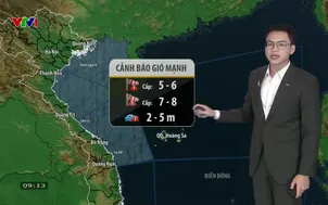 Bản tin thời tiết 9h10 - 24/10/2025