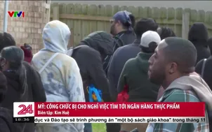Mỹ: Công chức bị cho nghỉ việc tìm tới ngân hàng thực phẩm