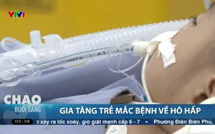 Gia tăng trẻ mắc bệnh về hô hấp