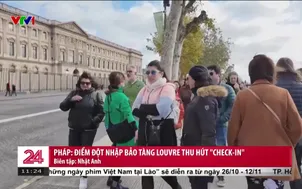 Pháp: Điểm đột nhập bảo tàng Louvre thu hút " check-in"
