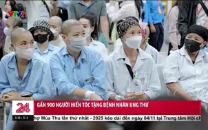 Gần 900 người hiến tóc tặng bệnh nhân ung thư