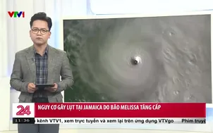 Nguy cơ gây lụt tại Jamaica do bão Melissa tăng cấp