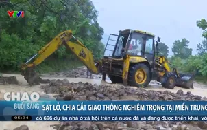 Sạt lở, chia cắt giao thông nghiêm trọng tại miền Trung