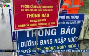 Các tuyến quốc lộ qua Đà Nẵng ngập sâu