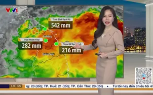 Bản tin thời tiết 19h45 - 02/11/2025