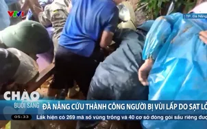 Đà Nẵng cứu thành công người bị vùi lấp do sạt lở