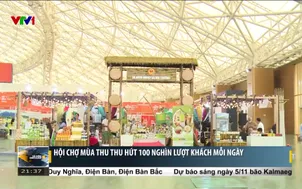 Hội chợ mùa thu thu hút 100 nghìn lượt khách hàng mỗi ngày
