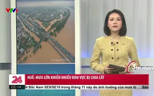 Huế: Mưa lớn khiến nhiều khu vực bị chia cắt