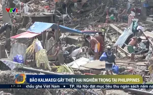 Bão Kalmaegi gây thiệt hại nghiêm trọng tại Philippines