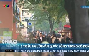 1,5 triệu người Hàn Quốc sống trong cô đơn